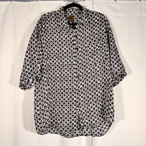 Vintage Bruno Silk Retro Button Up Shirt